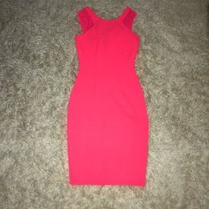 2B BEBE | Neon Pink Dress